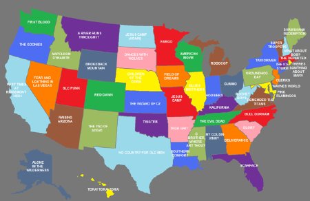 Mapping the Movies: 50 Films for 50 States